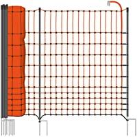 VOSS.farming Malla eléctrica para gallinas y Aves de Corral- Rollo de 50m de Longitud y 112cm de Altura- 20 Postes con…